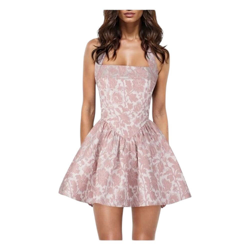 NWT Atoir Winnie Halter Dress Vintage Pink Size XS
